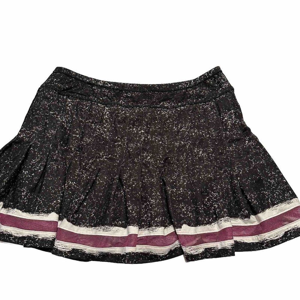Lucky In Love Ladies sz XL Tennis Golf Pickleball skort stretch pull on ruffle